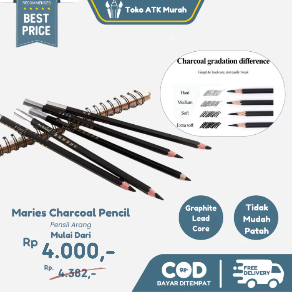 

Maries Charcoal Pencil Sketch C7300 Sketsa Pensil