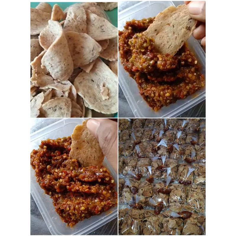 

Keripik pattek ikan free sambal asli ambunten sumenep 250gr