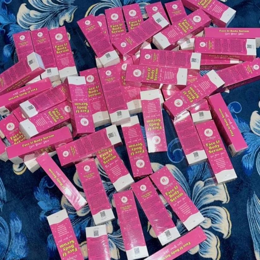 AL Kimmy Beauty Paket Usaha 25pcs Face & Body Serum Love Your Skin 100gr