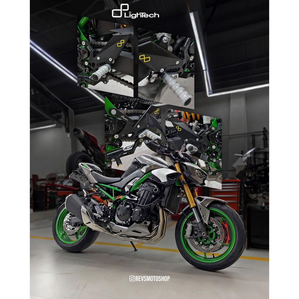 LIGHTECH REARSET / FOOTSTEP KAWASAKI Z900 19-25