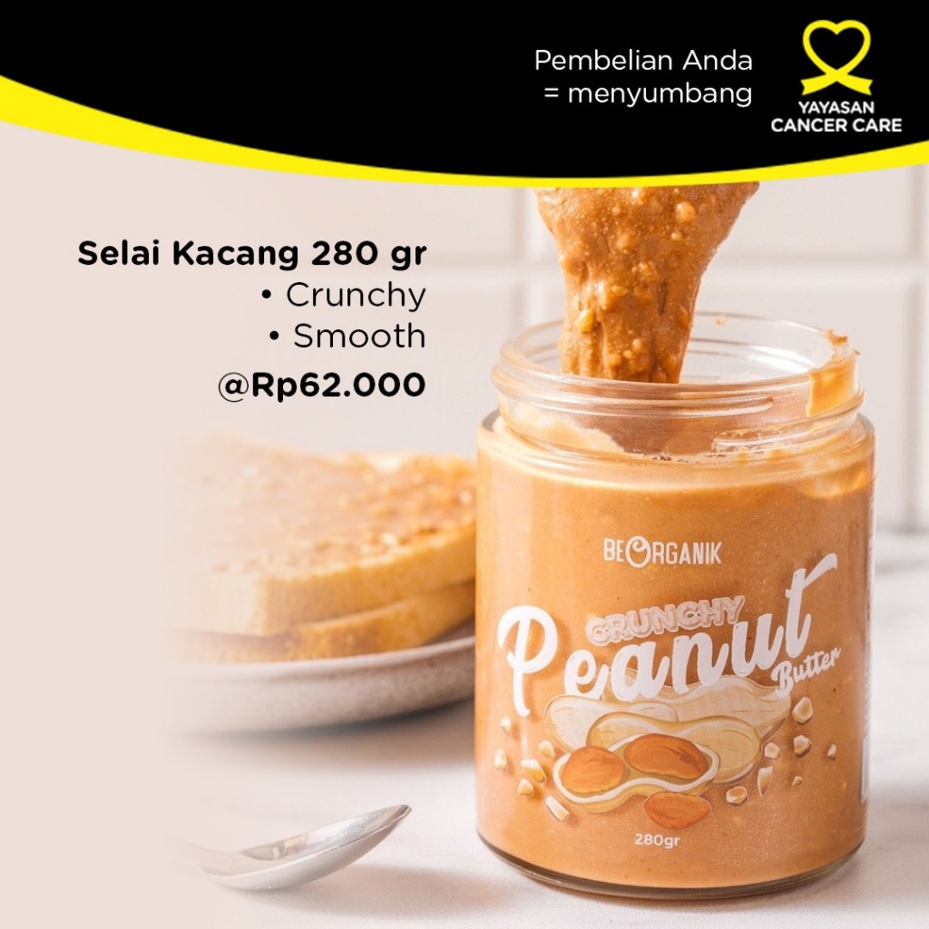 

Beorganik Peanut Butter Selai Kacang Organik Tanpa Gula 280 gr