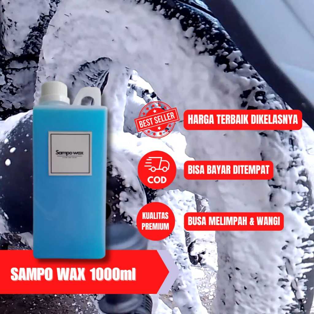 Sampo wax kendaraan mobil dan motor sampo cuci salju