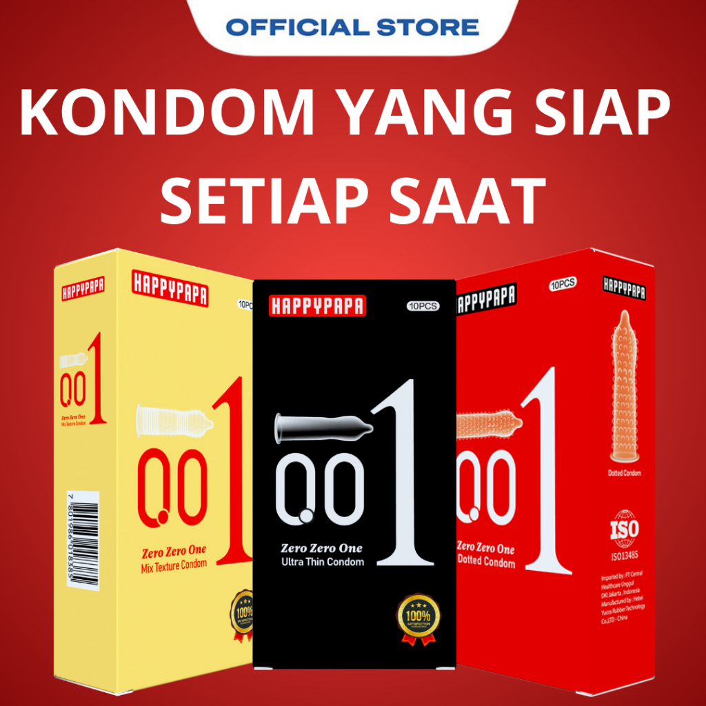 Kondom 001 Original HappyPapa All Variant