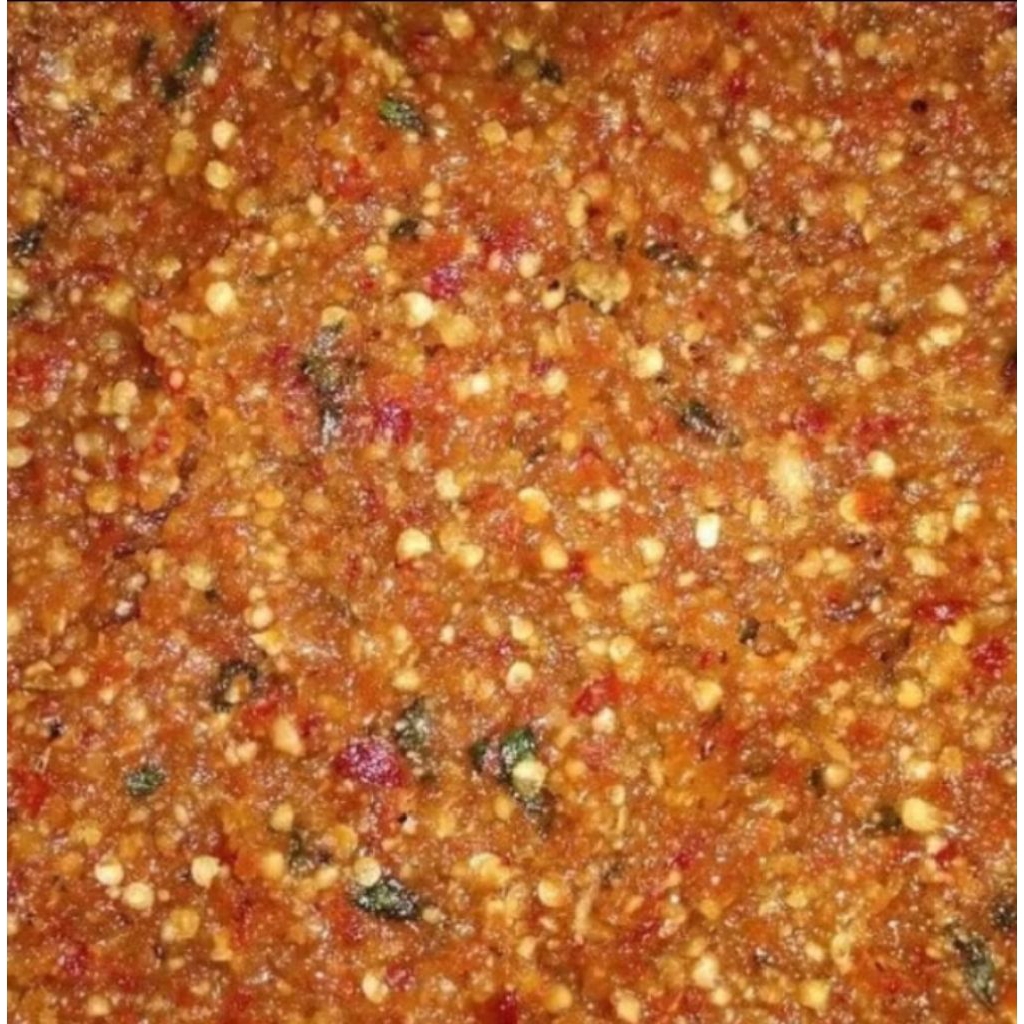 

Sambel Pecel Khas Madiun 100 gram Merk Doa Ibu Pedas Sedang