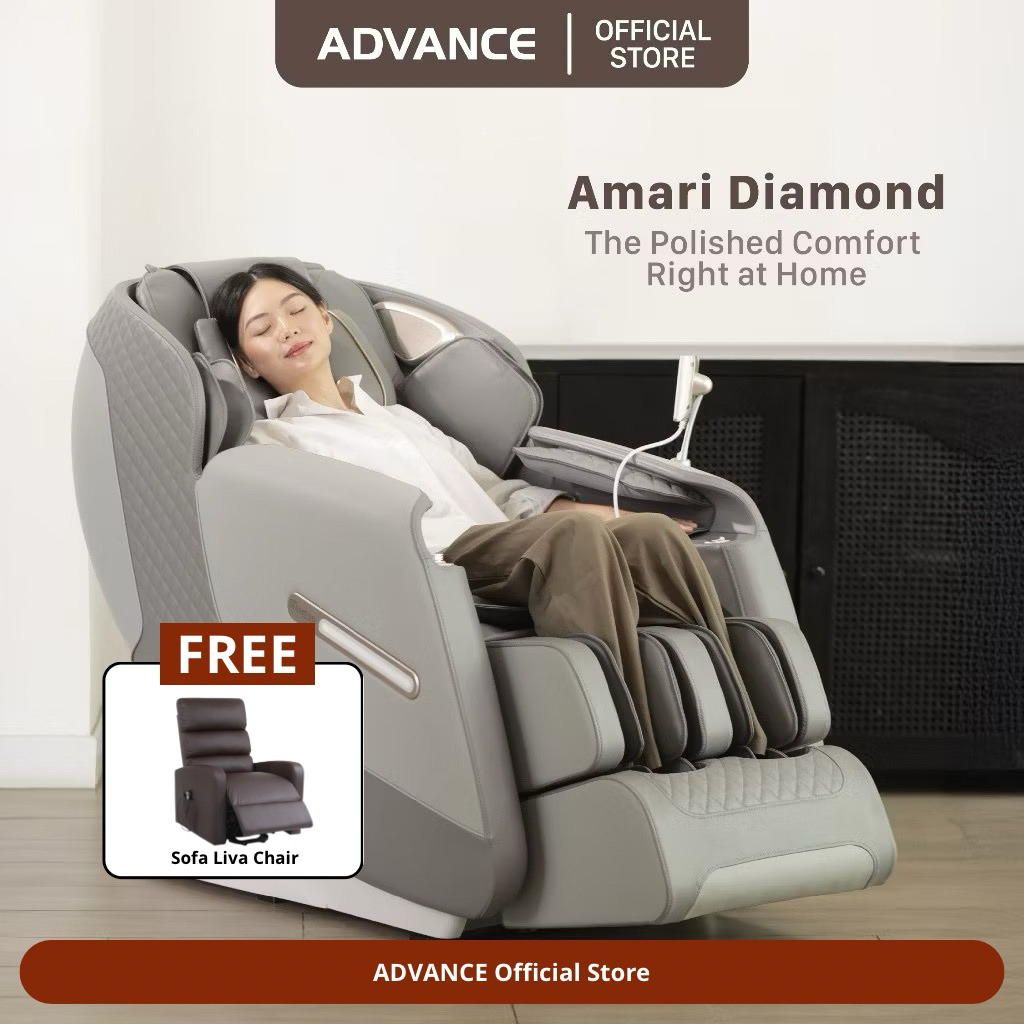 ADVANCE - AMARI DIAMOND - Kursi Pijat Advance Elektrik Terbaru - Kursi Pijat Refleksi - Kursi Pijat 