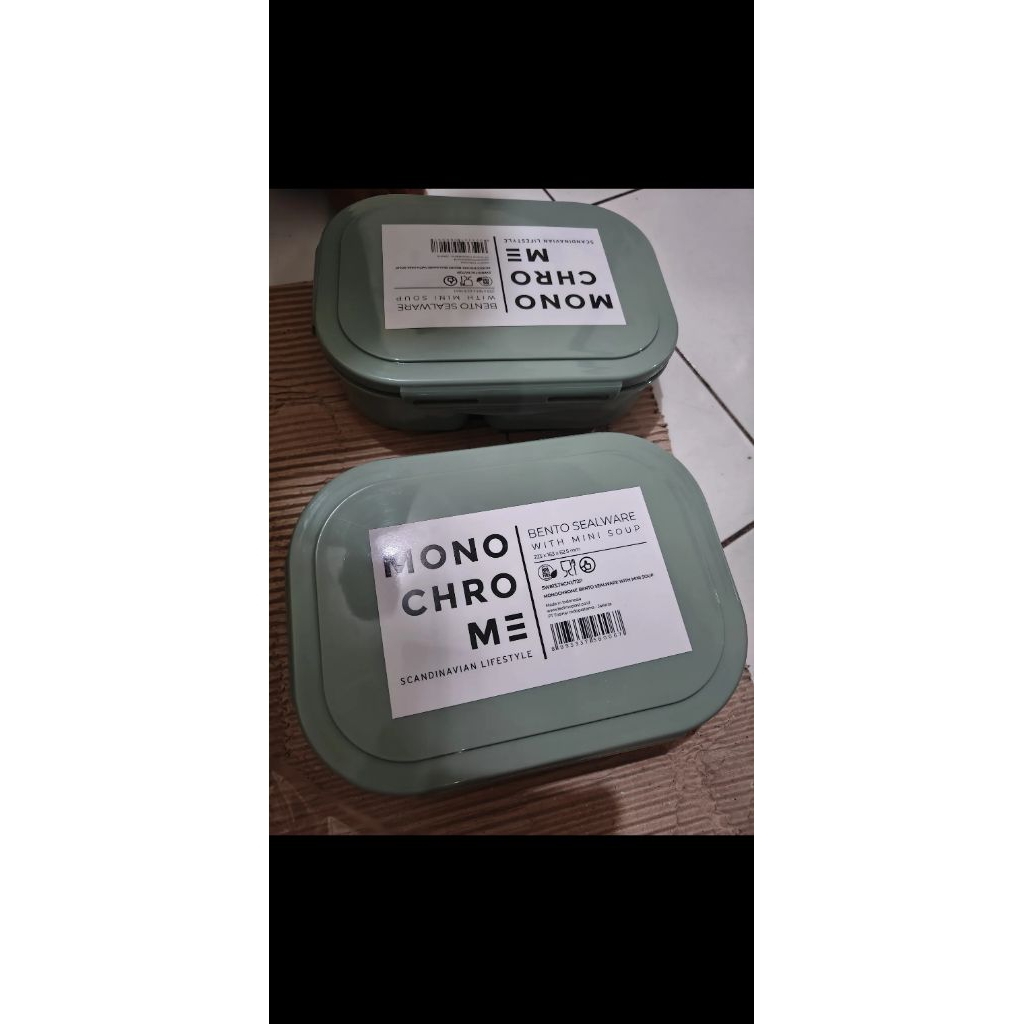 Technoplast Infinite Bento Sealware /Kotak Bekal+Wadah Sop Mini