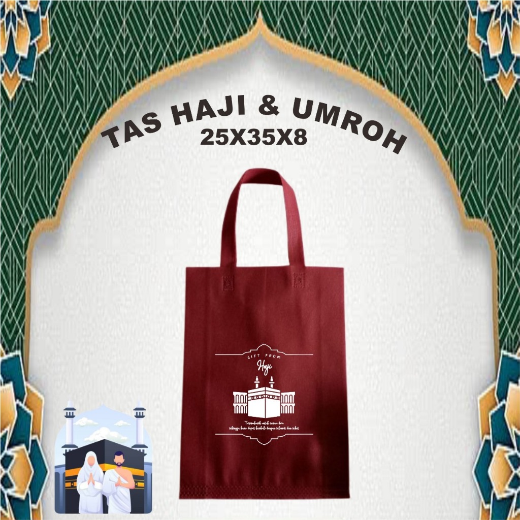 

SAFWA 1 | Tas Souvenir Oleh-oleh Haji dan Umroh Isi 1 LUSIN Size 8x35x25 Tebal