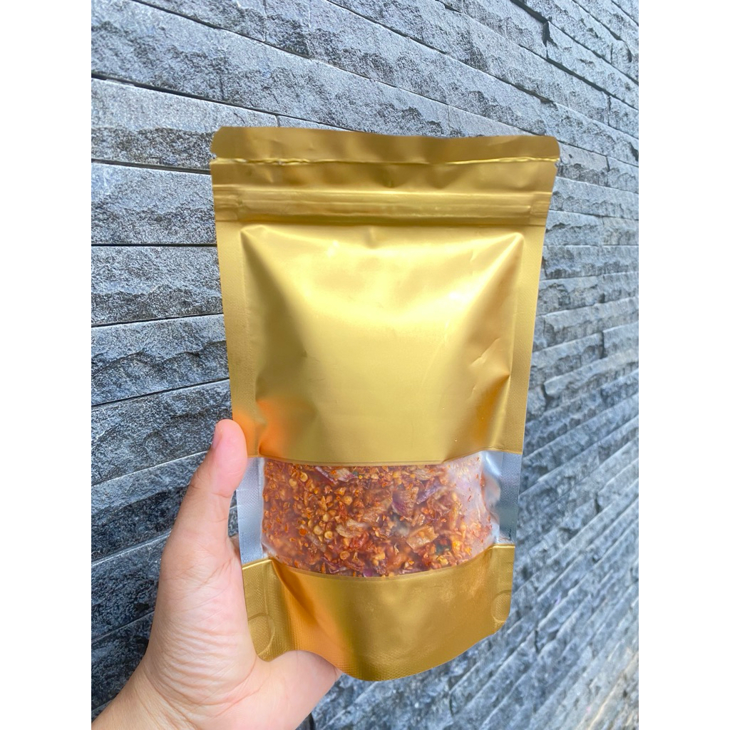 

Sambel Cengeh Inaq mix bagor (bawang goreng)