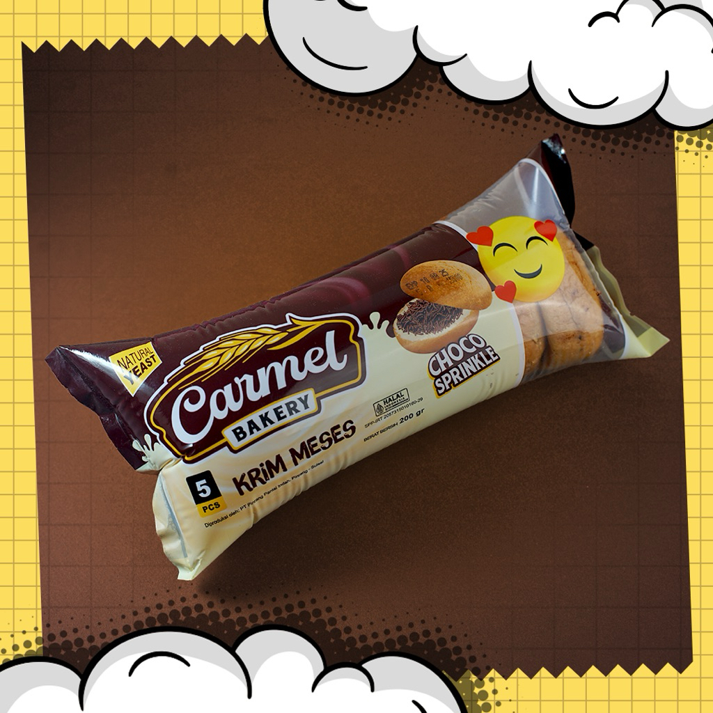 

Roti Manis Carmel Krim Meses Besar – Roti Empuk Halal Cokelat Premium