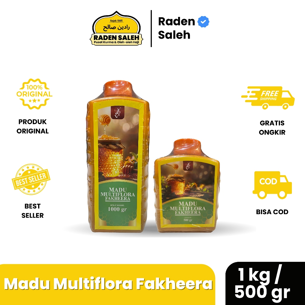 

FAKHEERA | Madu Multiflora Fakheera 1 kg | Menjaga Kesehatan Tubuh