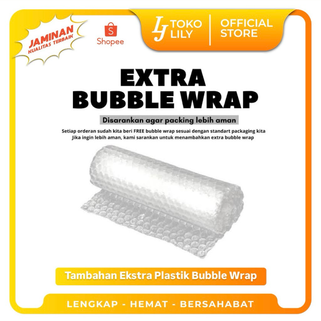 

Tambahan Ekstra Packaging Plastik Bubble Wrap