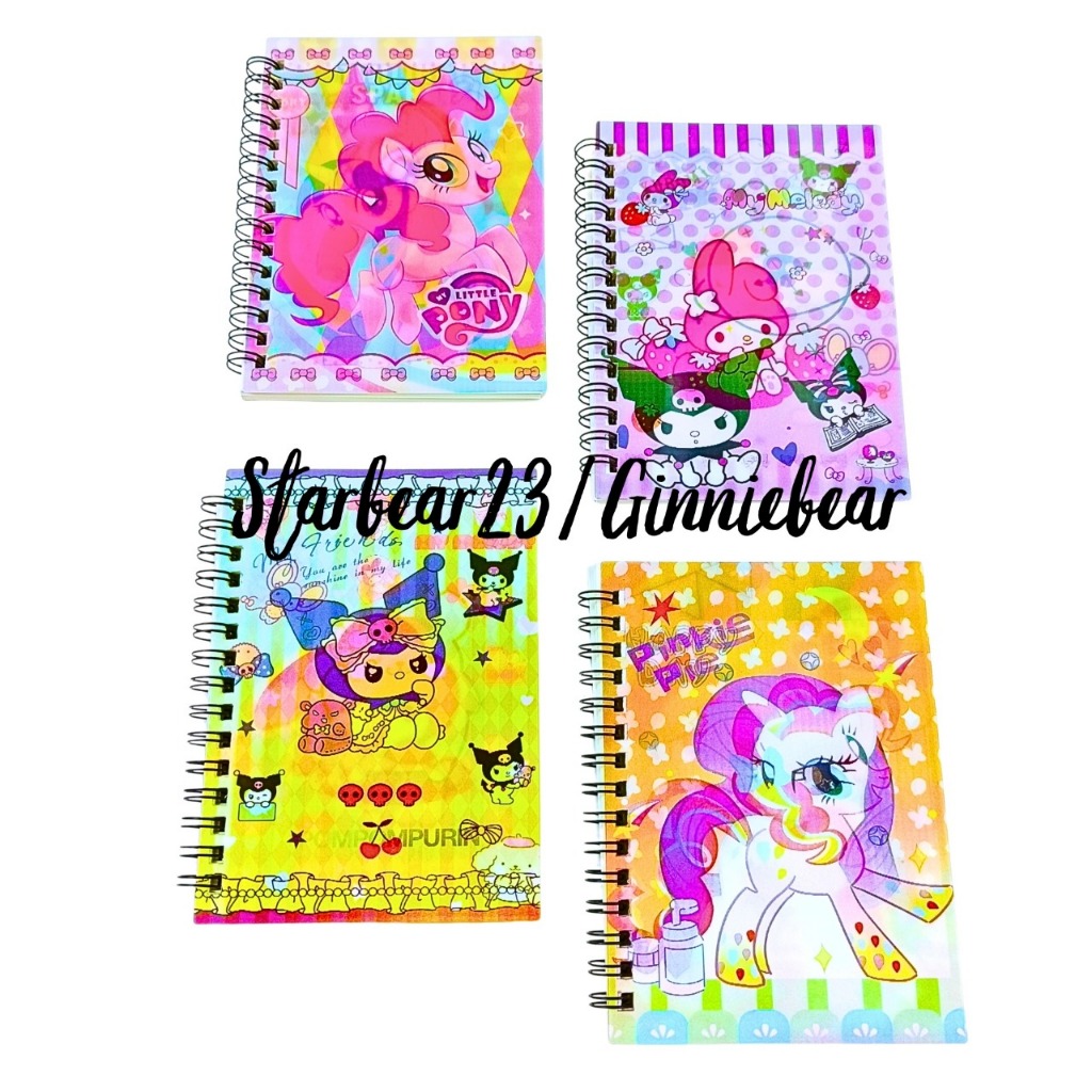 

NOTES RING HOLOGRAM/BUKU CATATAN/BUKU DIARY/NOTEBOOK LITTLE PONY SANRIO (LKF 65)