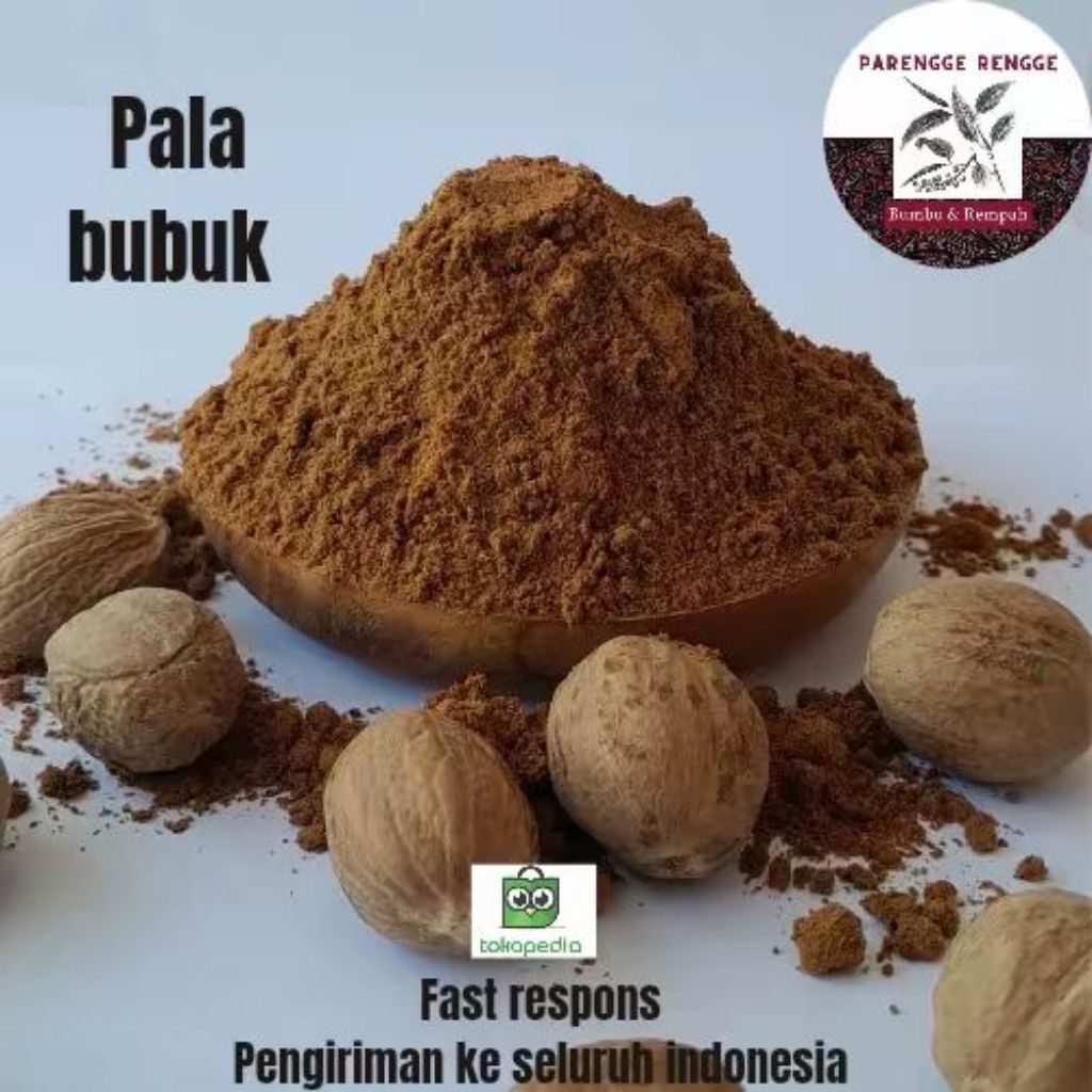 

Pala bubuk / nutmeg powder / pure nutmeg bubuk