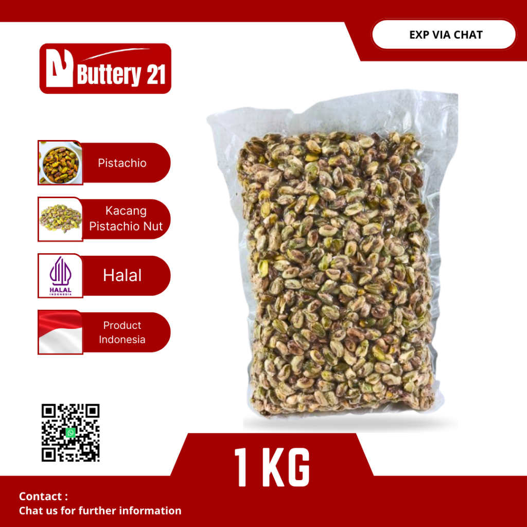 KACANG PISTACHIO 1 KG / KACANG PISTACHIO KUPAS