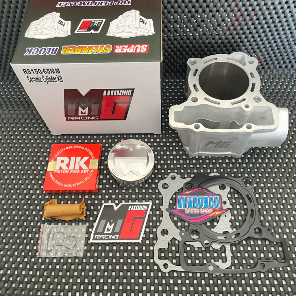 BLOK BORE UP SONIC 150R / SUPRA GTR / CBR 150R K56 / CB 150R K56 CERAMIC 65 MG RACING ORIGINAL TAIWA