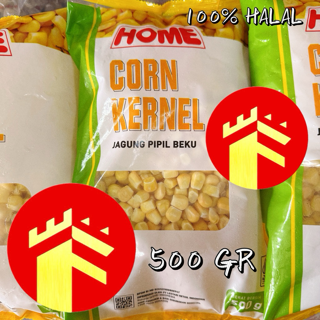 

HOME CORN KERNEL 500 GR JAGUNG PIPIL 500 GR JAGUNG BEKU FROZEN JASUKE 500 GR