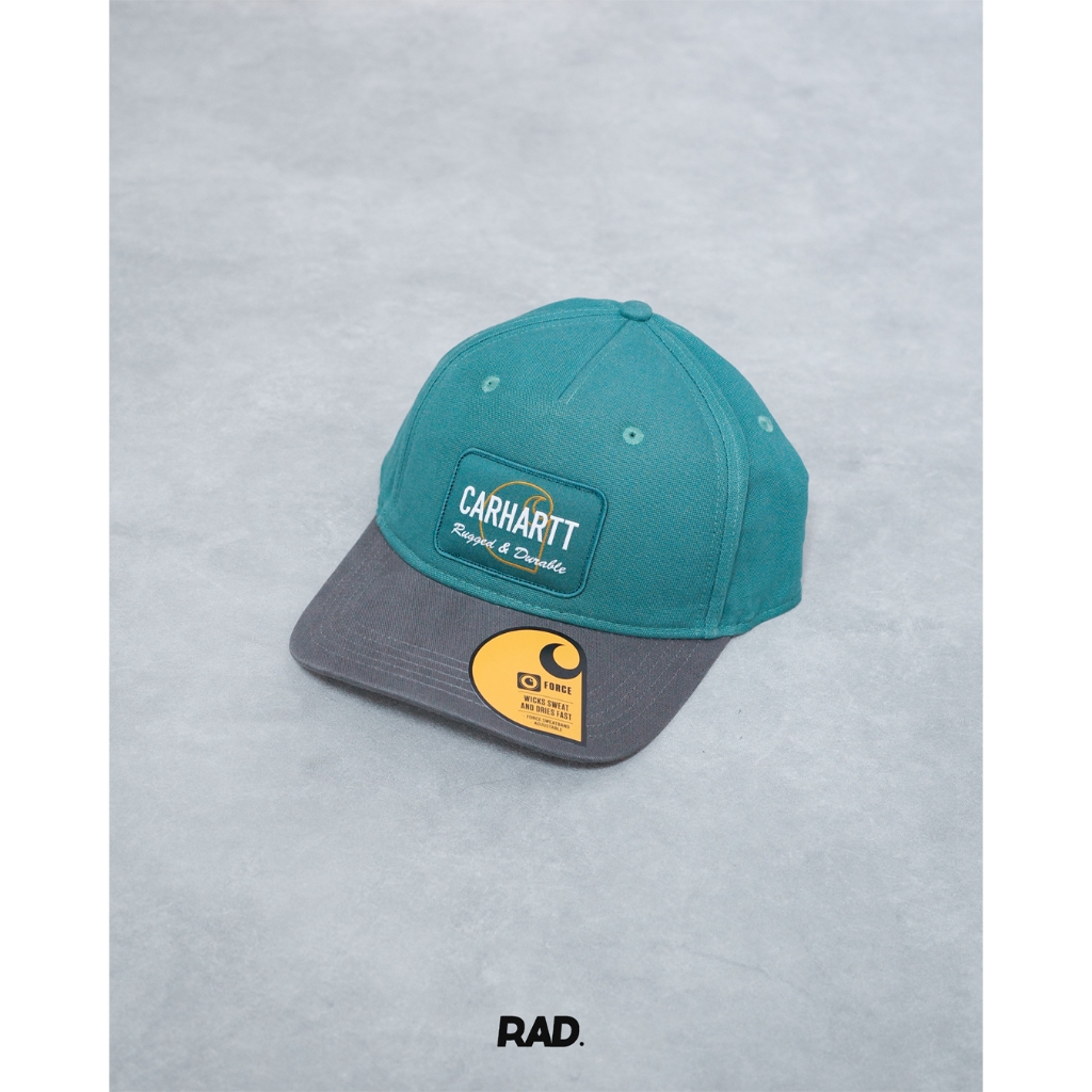 Carhartt 105531 - Canvas Rugged Patch Cap Slate Green Original