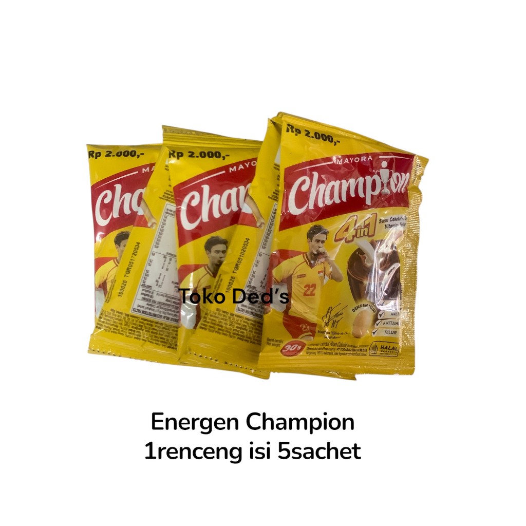 

Energen Champion 1renceng 5sachet