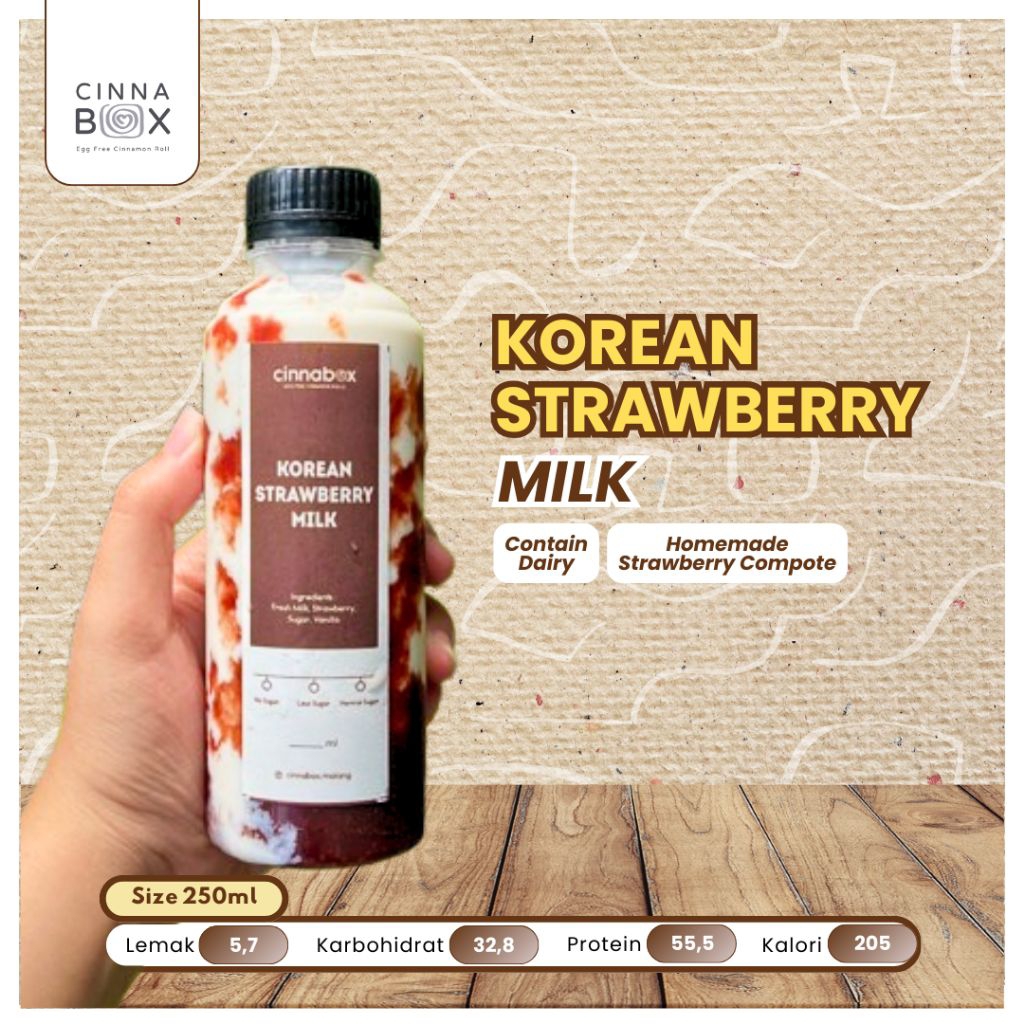 

Korean Strawbery Milk (250ml/500ml/1000ml)