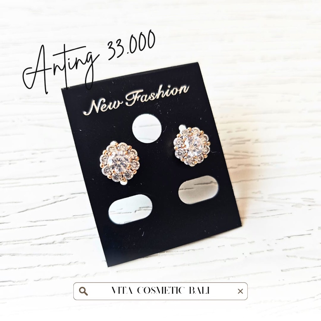 Anting 33 earing korea xuping perhiasan telinga pesta