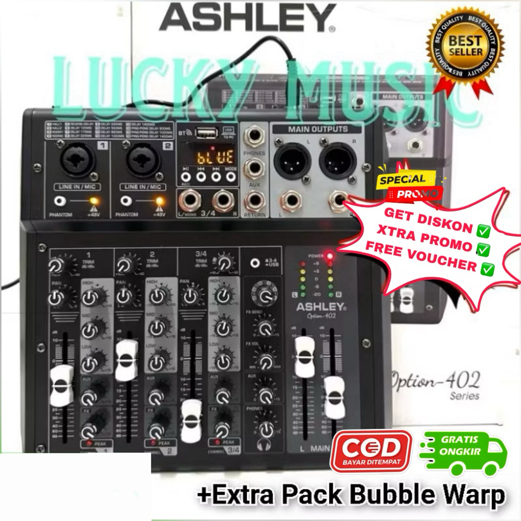 Mixer Ashley option 402 Original 4 Channel PC Soundcard mixer option 402 mixer option402 mixer 402 m