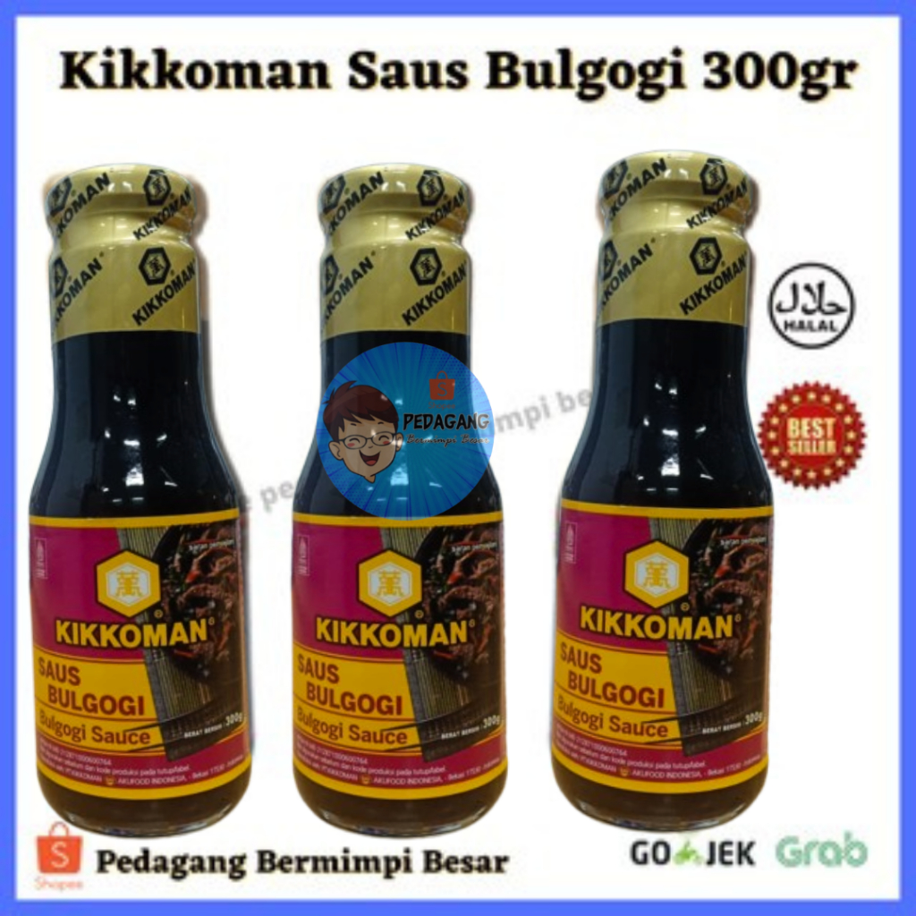 

Kikkoman Saus Bulgogi 300gr / Saus Bulgogi Halal / Bulgogi Sauce/ Saus Bulgogi