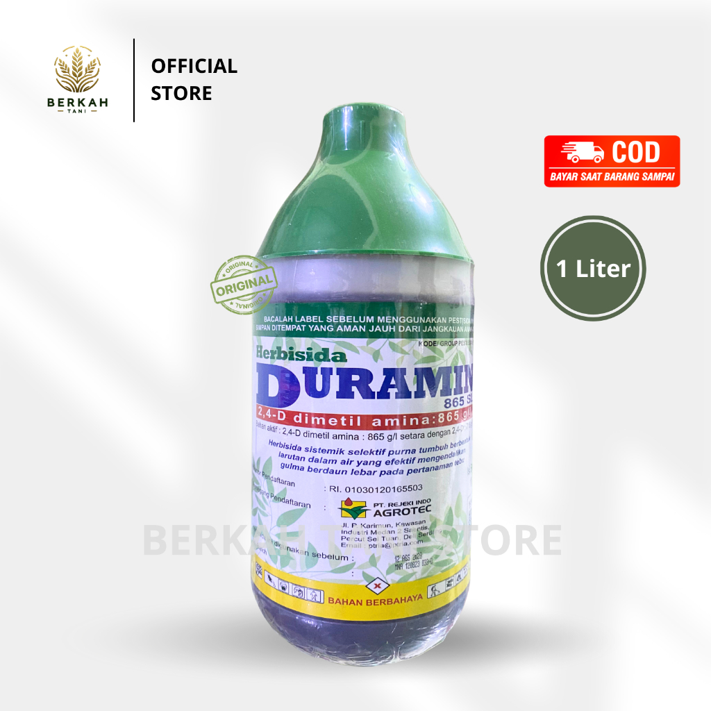 HERBISIDA DURAMIN 865SL 1 LITER Sistemik Selektif