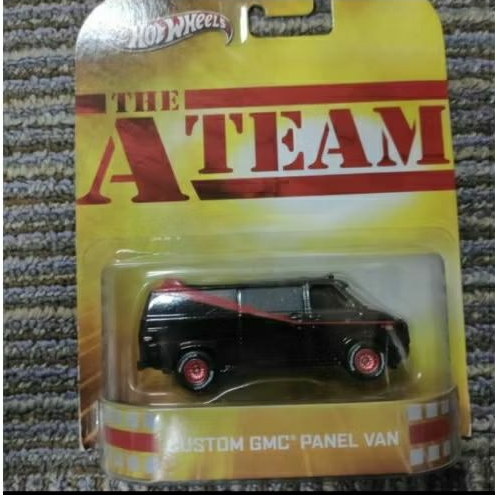 hot wheels retro a-team custom GMC panel Van ban karet a team hotwheel