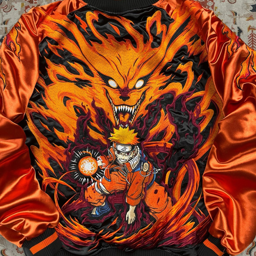 sukajan tokiyo hyro naruto & luffy