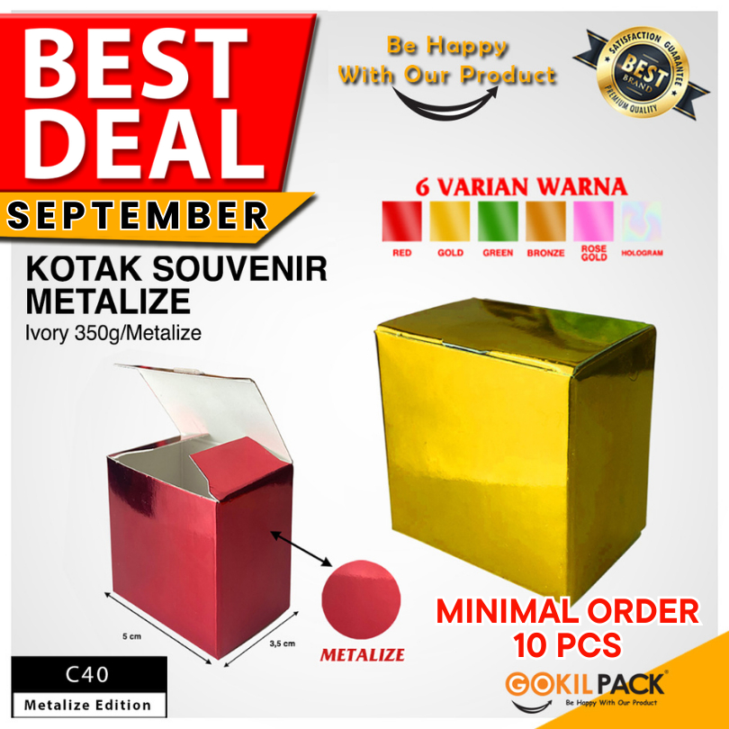 

Kotak Souvenir Hologram - Box Packaging Kecil - Dus Hadiah Mewah - C40