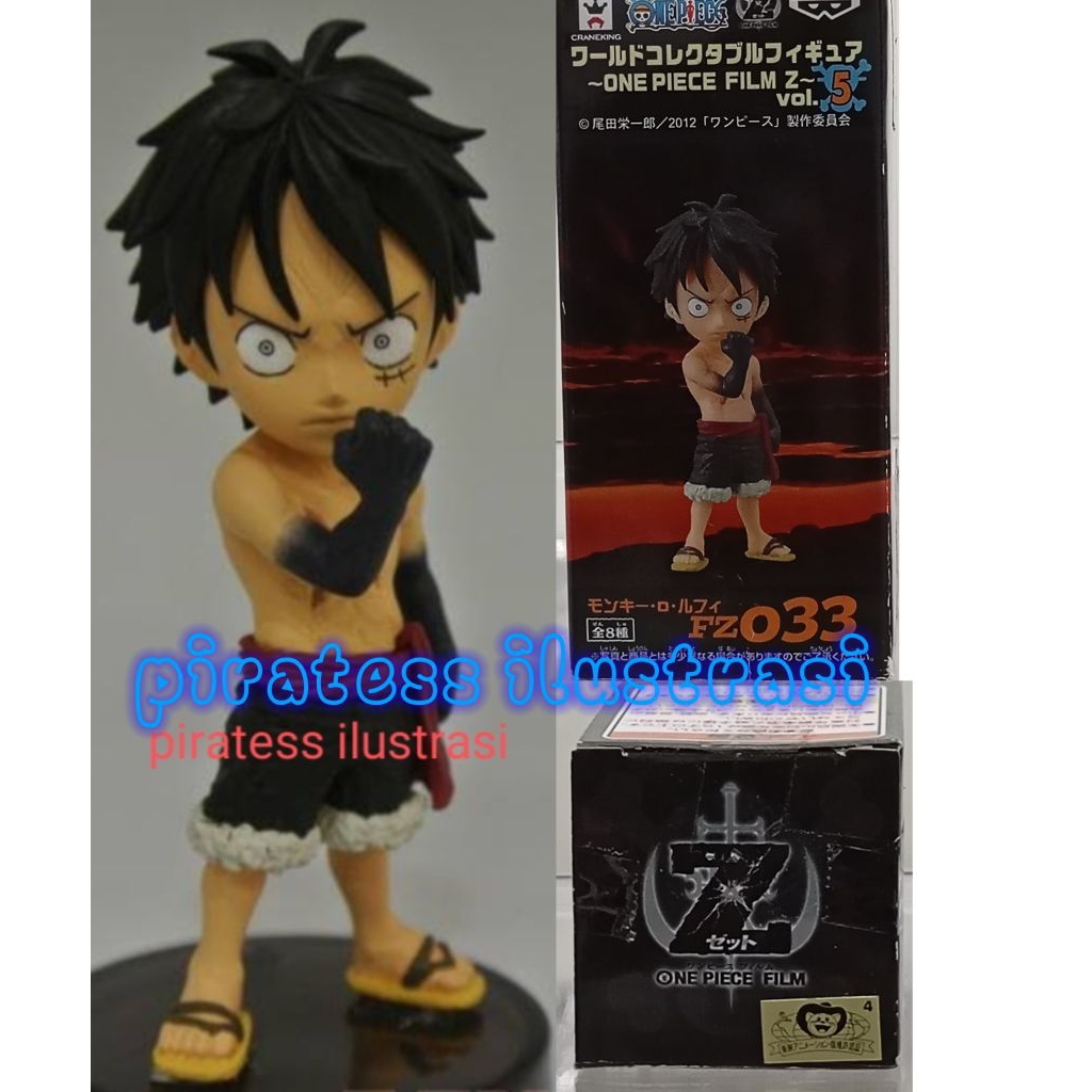wcf one piece special luffy haki japver misb rare