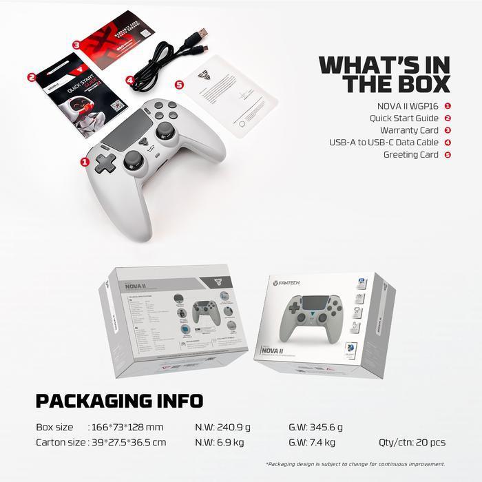 Fantech Gamepad Wireless NOVA - WGP16 || Fantech AC GP05
