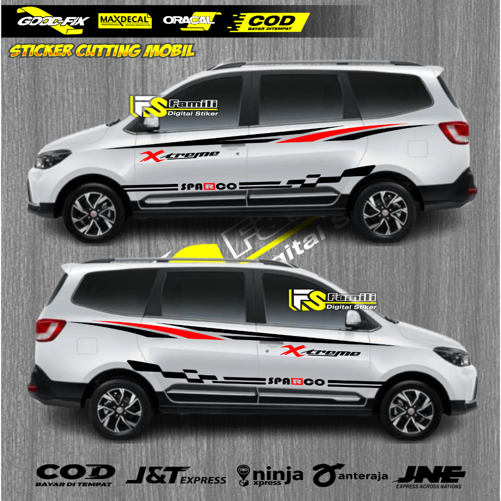 (COD) Stiker Mobil Wuling Confero Sticker Cutting Wuling Confero Terbaru
