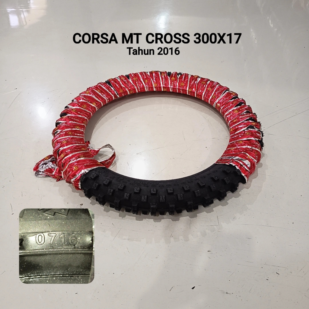 PROMO BAN TRAIL CORSA TT MT CROSS 300 RING 17 ; 70/100 RING 14 ; 90/100 RING 14 TAHUN LAMA
