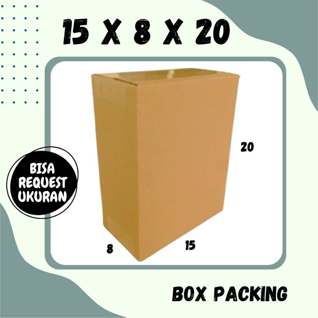 

Kardus 15x8x20 Box Packing A1 Karton Dus Jamu Kotak Olshop Kemasan Souvenir Botol Obat Madu Mainan