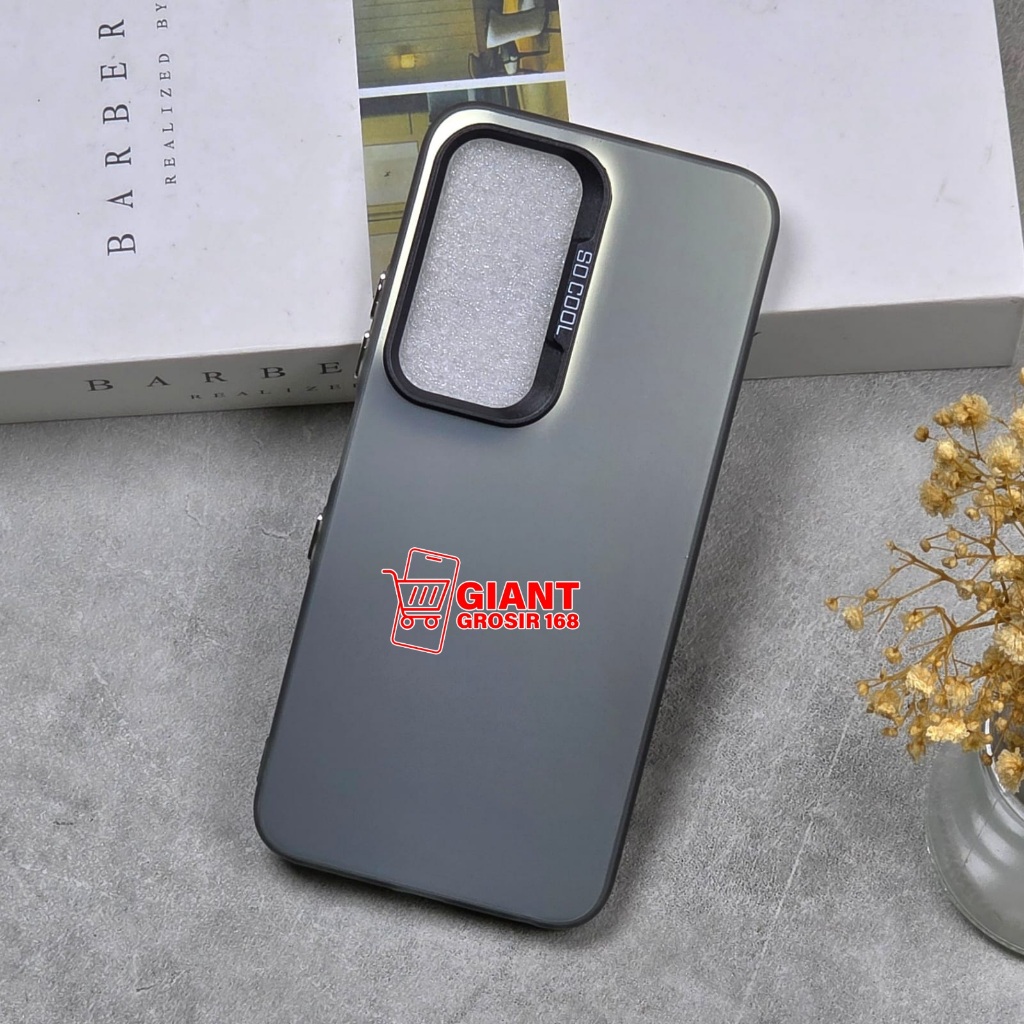 Case IMD Color Black Plate Hologram Case Infinix Hot 60 Infinix Hot 60I SCB