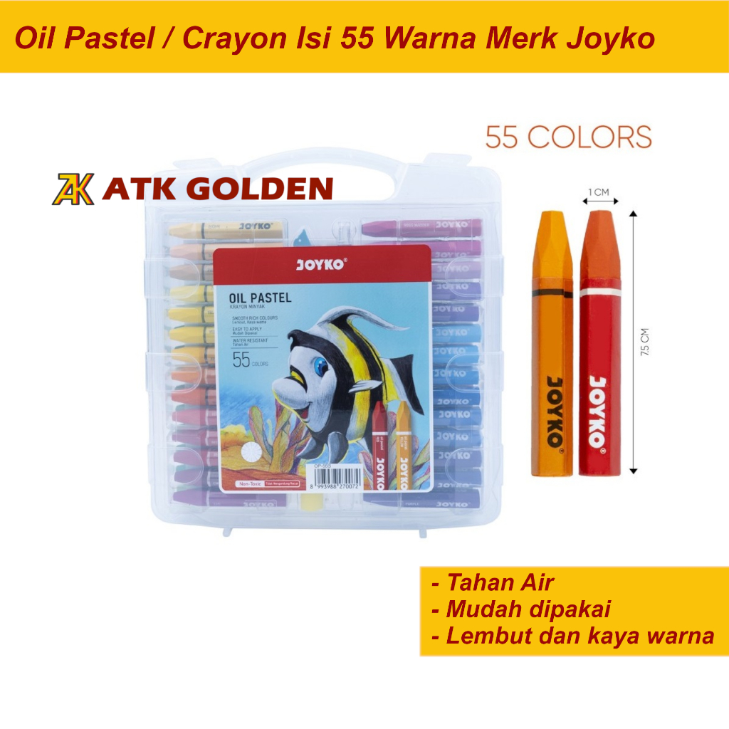 

Crayon Isi 55 Warna Joyko