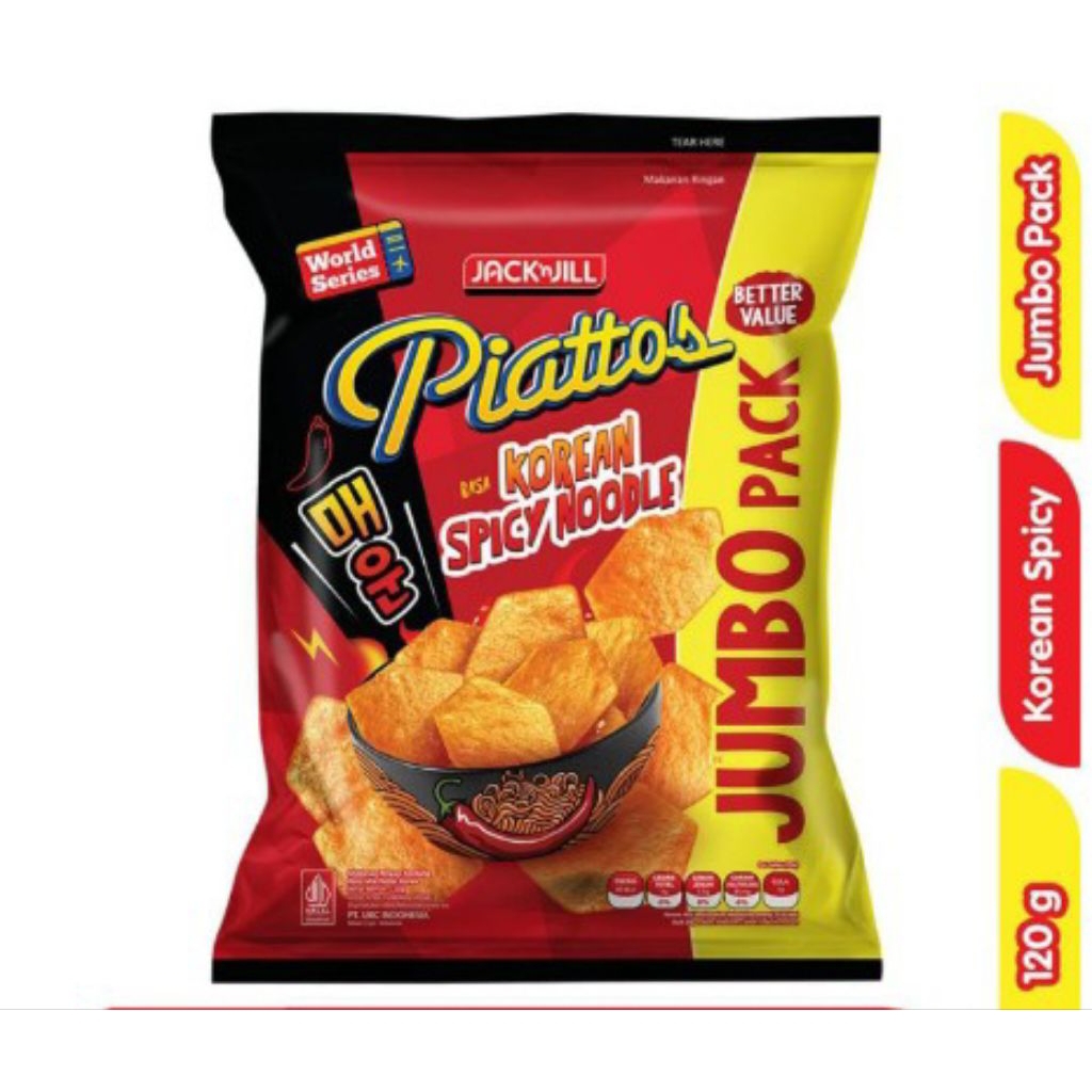 

Piattos Korean Spicy Noodle 120g