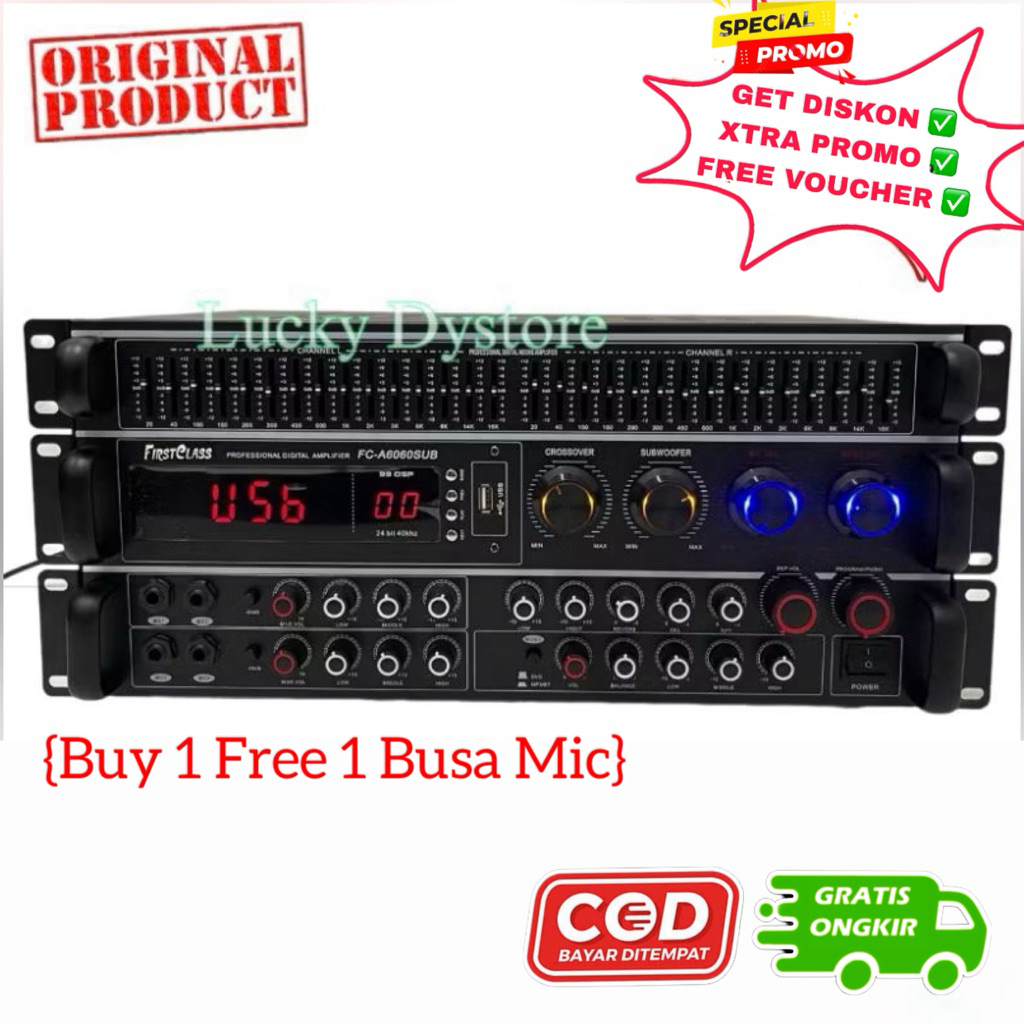 power amplifier firstclass fc a6060sub original 256 dsp FCA 6060 SUB