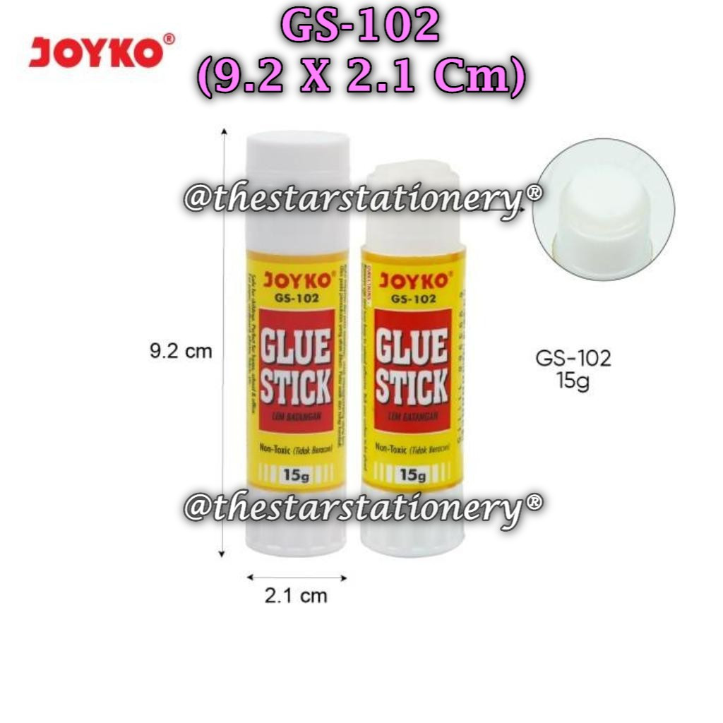 

(1 Biji) Gabungan Glue Stick Lem Kertas Batang Joyko GS-102 GS-105 15 Gram (1 Biji)