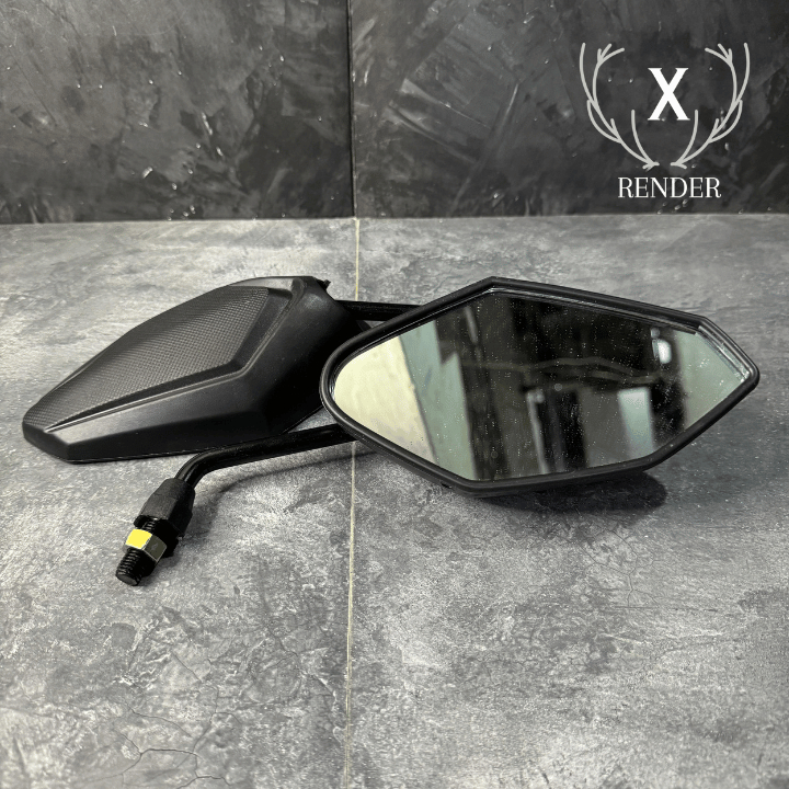 ( 2PCS ) SPION VARIO 150 KACA SPION MOTOR UNIVERSAL 14 CM / KACA SPION MOTOR MODEL STANDARD VARIO