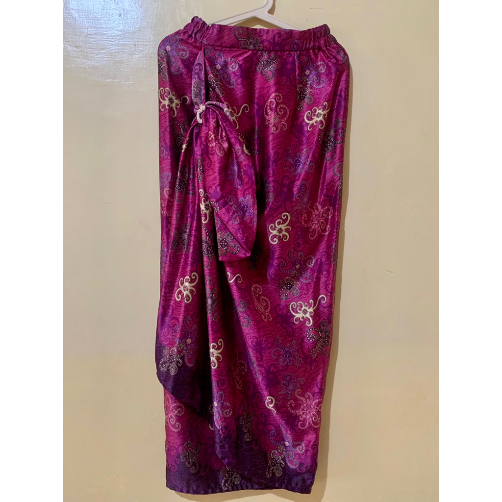 Preloved Rok Lilit Batik Modern Instan