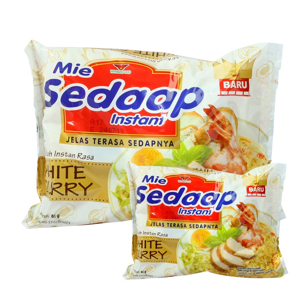 

ISI 20 PCS SEDAAP MIE INSTAN KUAH WHITE CURRY SETENGAH DUS