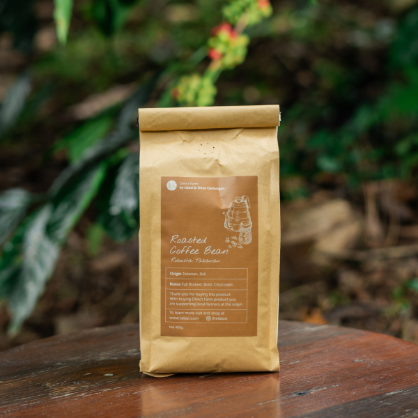 

Robusta Tabanan Roasted Coffee Bean, Kopi Bali 400gr