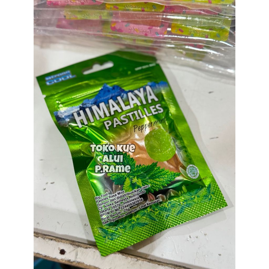 

Permen Himalaya Pastilles Chewy Rasa Peppermint