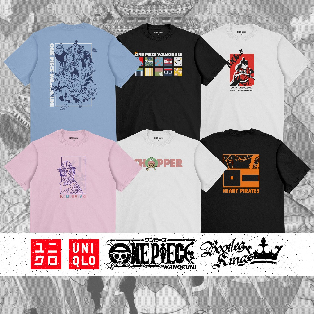 [HOT] UNIQLO X ONE PIECE WANOKUNI GRAPHIC T-SHIRT | MATERIAL 24s COTTON COMBED ASLI | SABLON PREMIUM