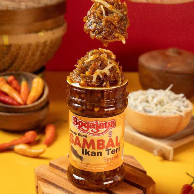 

Bogajaya Sambal Ikan Teri Asli Indonesia Rasa Pedas Gurih Nikmat Autentik Tradisional Khas Rumahan