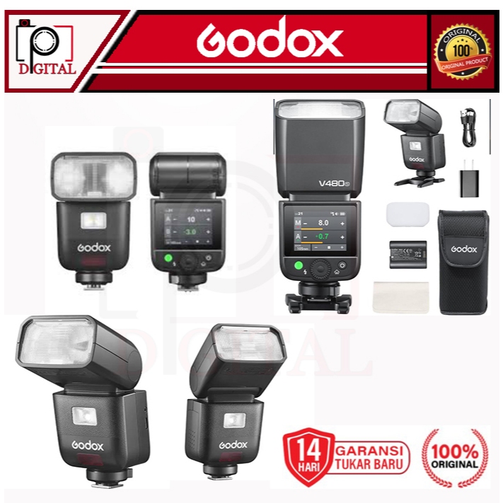 Godox V480 TTL On-Camera Flash Godox V480 - Canon - Nikon - Fuji - Sony - Olympus