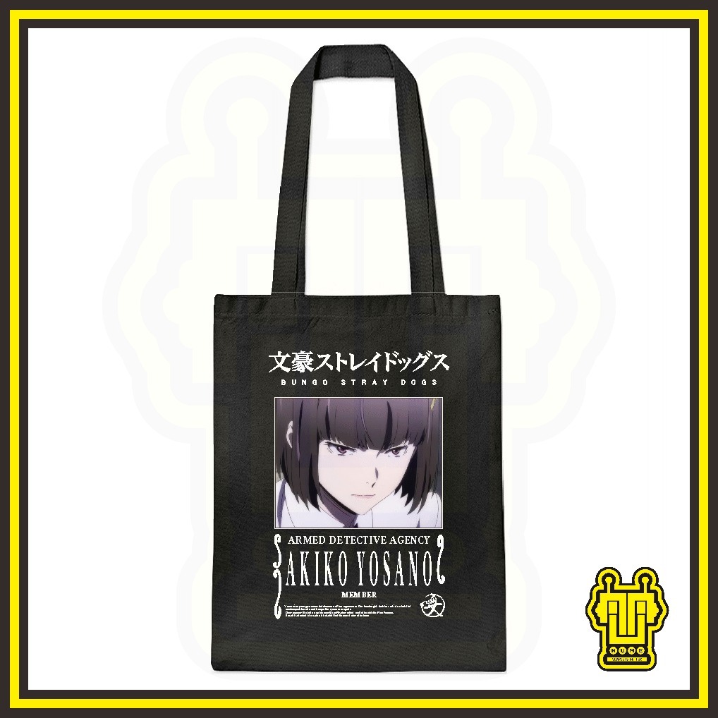 Tas Tote Bag Anime BSD Bungou Stray Dogs Akiko Yosano