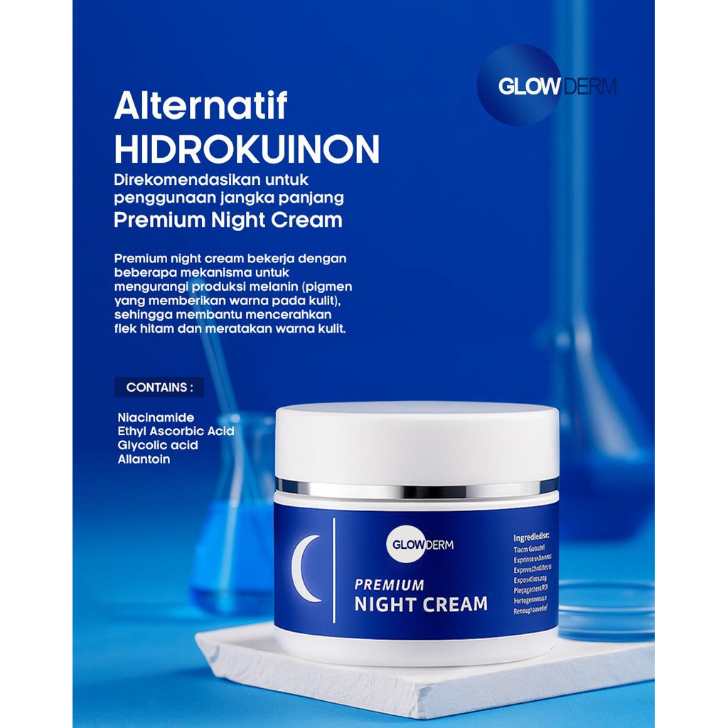 Glowderm  Whitening Night Cream Premium